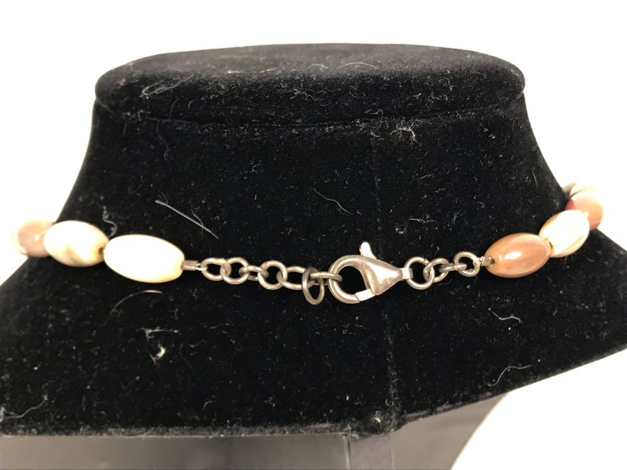 JUST ADDED - Polished Stone And Sterling Silver Pendant [Photo 6]