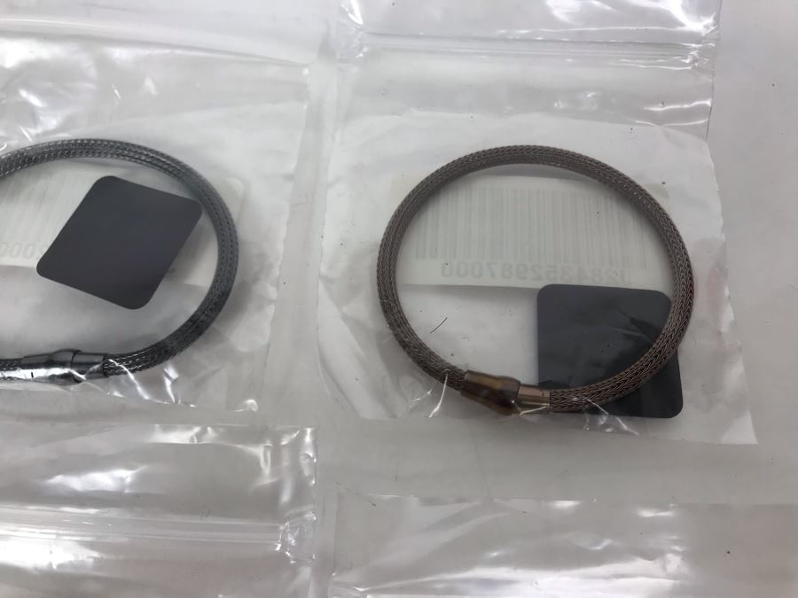 JUST ADDED - Collection Of (8) New Sterling Silver Milor Italy Braided Bracelets 46g [Photo 6]