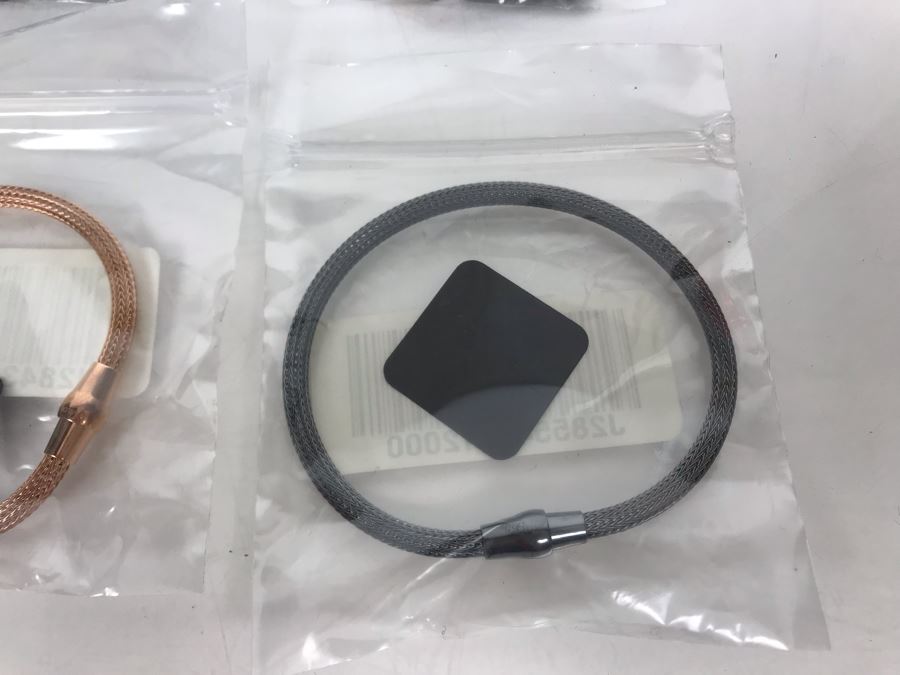 JUST ADDED - Collection Of (8) New Sterling Silver Milor Italy Braided Bracelets 46g [Photo 5]