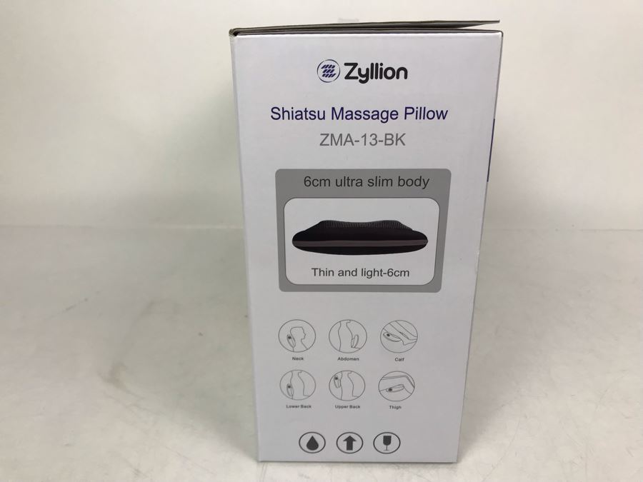 JUST ADDED - New Zyllion Shiatsu Massage Pillow With Heat [Photo 2]