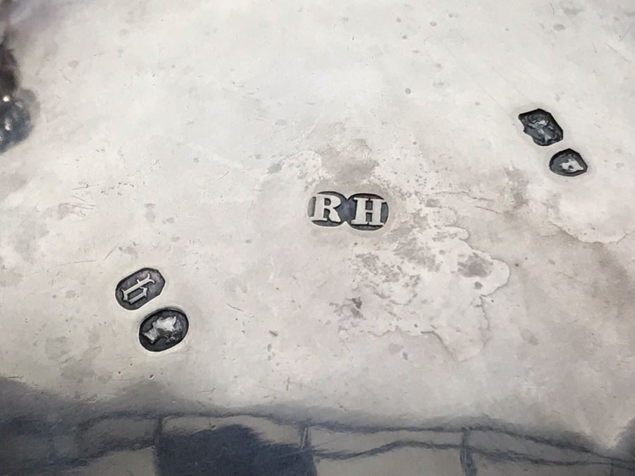 JUST ADDED - Pair Of Antique 1857 English Sterling Silver Lionhead Footed Sugar Mustard Bowls London England Robert Harper 279g [Photo 15]