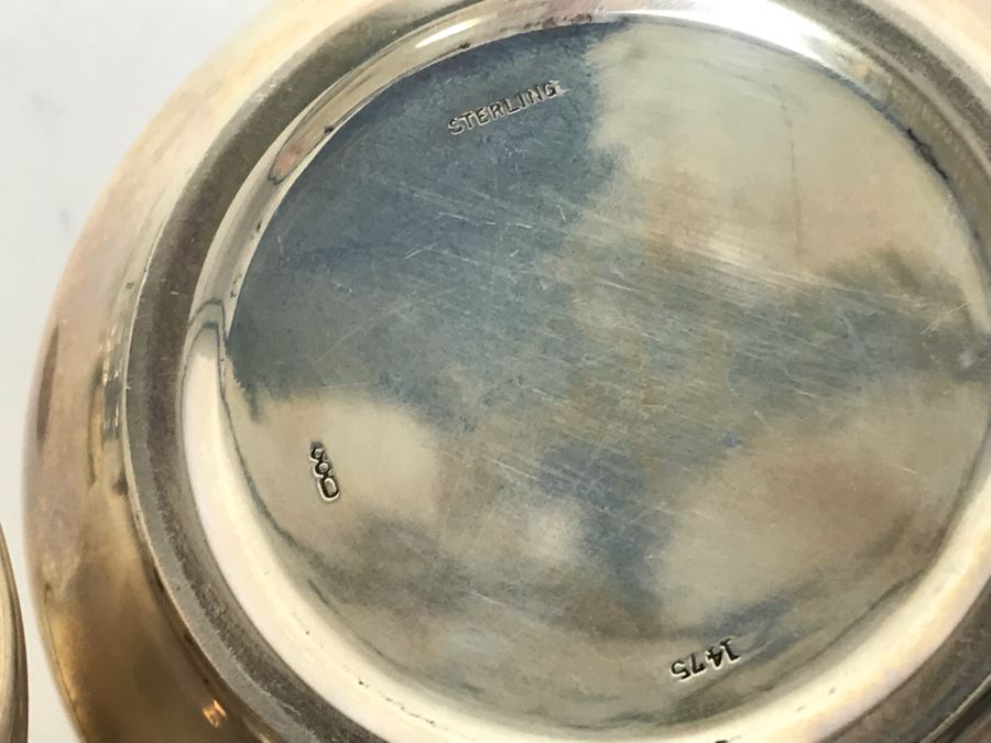 JUST ADDED - Sterling Silver Creamer And Sugar 167g [Photo 8]