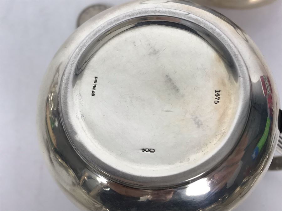 JUST ADDED - Sterling Silver Creamer And Sugar 167g [Photo 6]