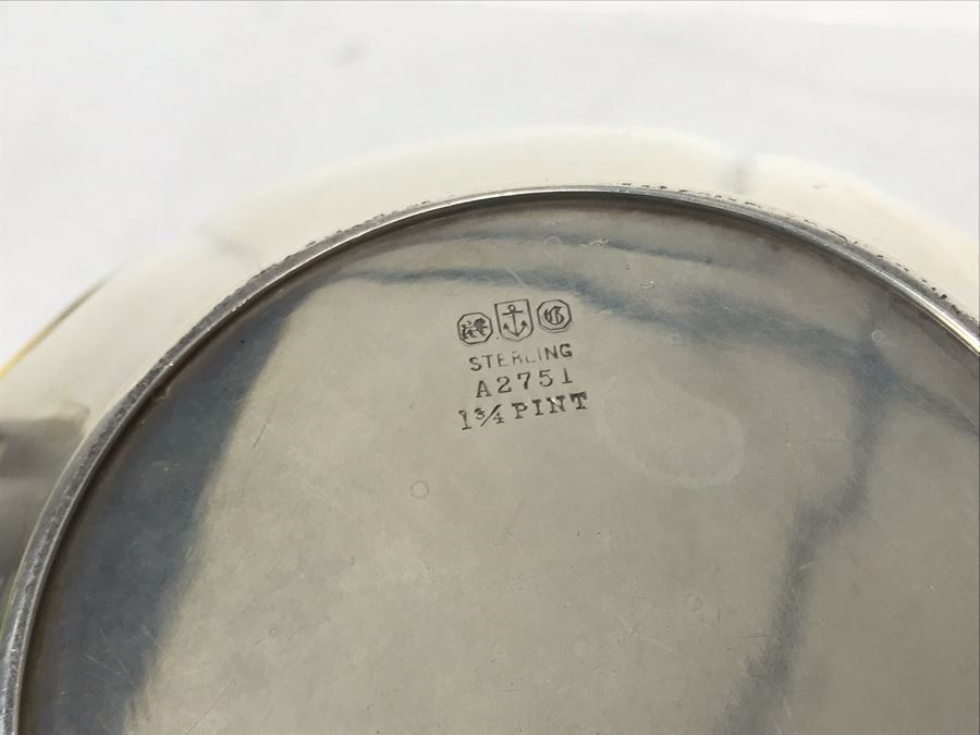 JUST ADDED - Stunning Vintage Gorham Sterling Silver Coffee Pot (2 1/4) And Teapot (1 3/4) 1,014g TW Sterling [Photo 11]