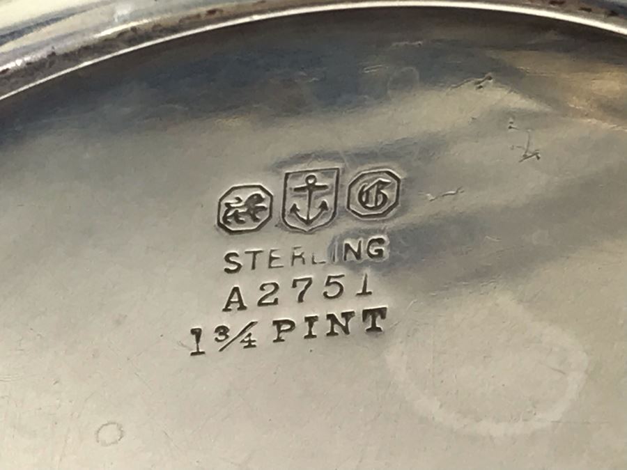 JUST ADDED - Stunning Vintage Gorham Sterling Silver Coffee Pot (2 1/4) And Teapot (1 3/4) 1,014g TW Sterling [Photo 12]