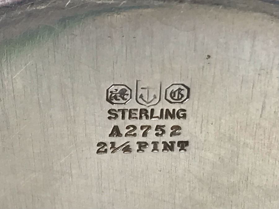 JUST ADDED - Stunning Vintage Gorham Sterling Silver Coffee Pot (2 1/4) And Teapot (1 3/4) 1,014g TW Sterling [Photo 14]