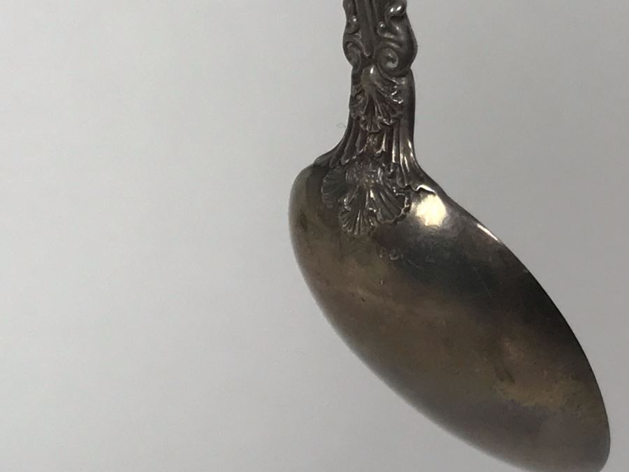 JUST ADDED - Set Of (5) Antique Sterling Silver Demitasse Spoons 40g [Photo 14]