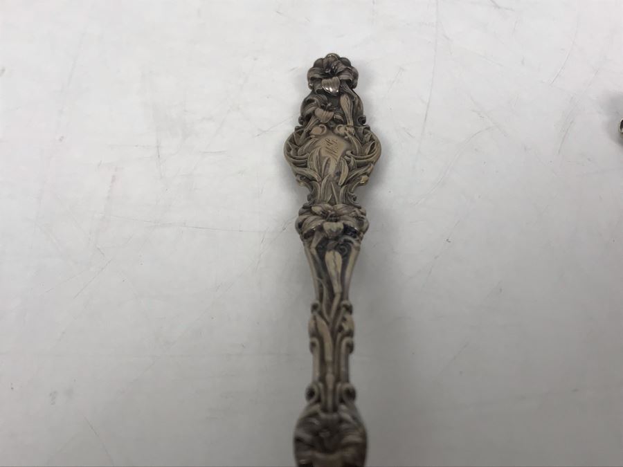 JUST ADDED - Pair Of Vintage Sterling Silver Spoons 33g [Photo 6]