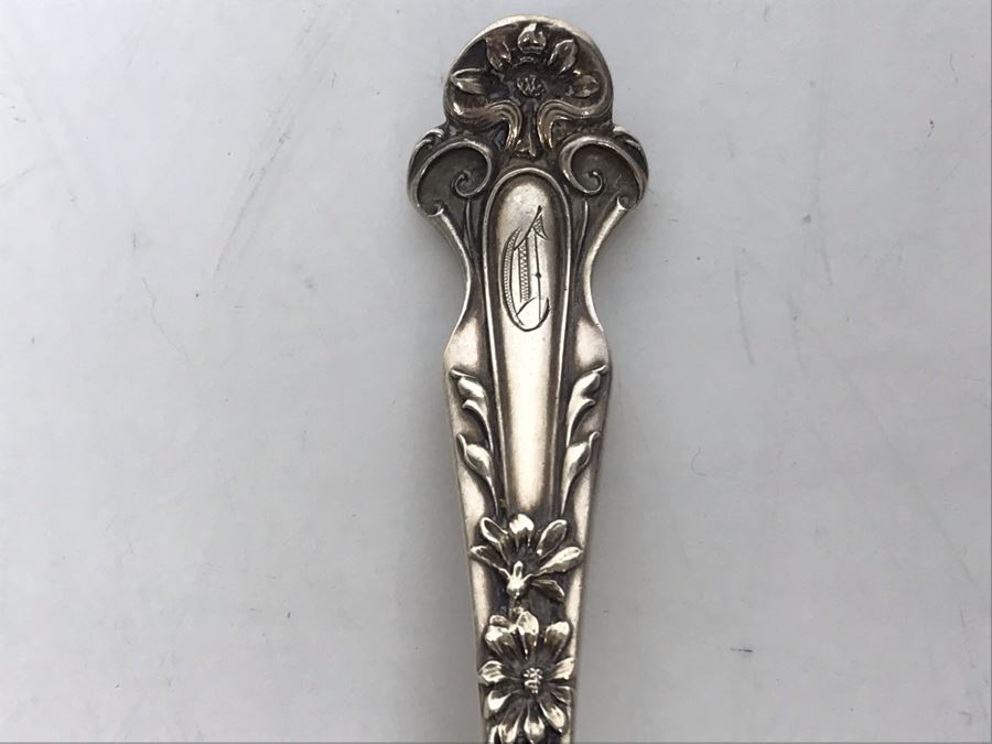JUST ADDED - Pair Of Vintage Sterling Silver Spoons 33g [Photo 10]