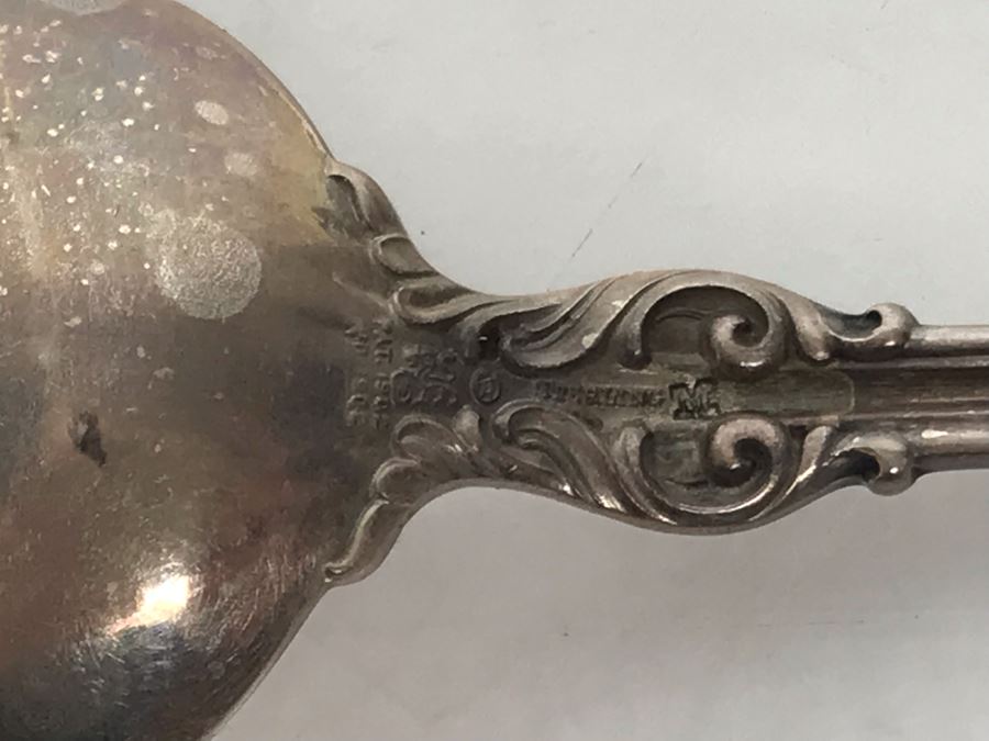 JUST ADDED - Pair Of Vintage Sterling Silver Spoons 33g [Photo 13]