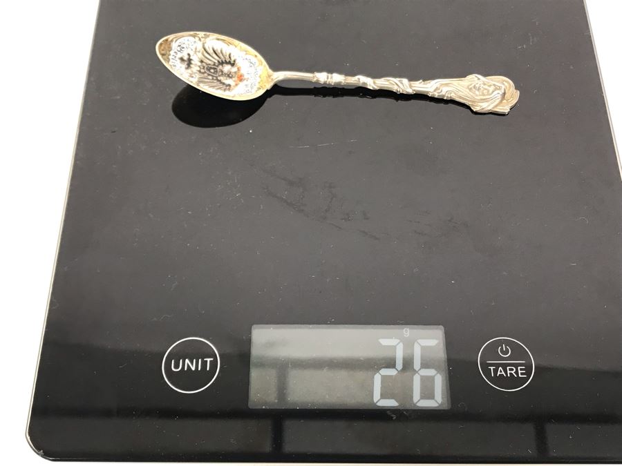 JUST ADDED - Vintage 800 Silver Demitasse Spoon Berlin Germany 26g [Photo 10]
