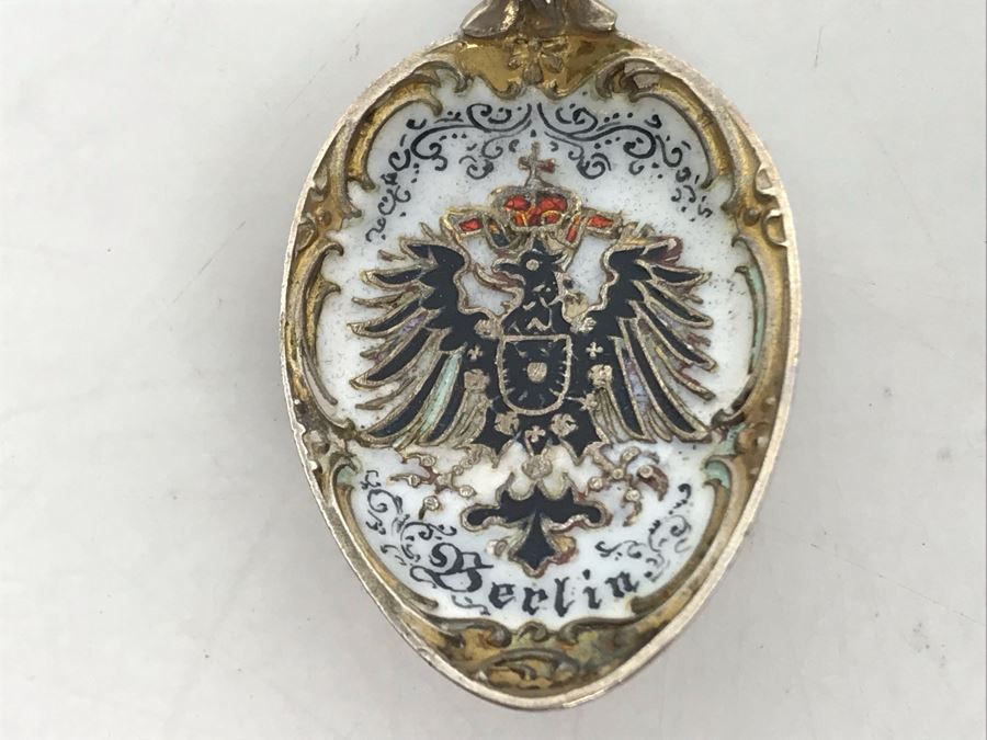 JUST ADDED - Vintage 800 Silver Demitasse Spoon Berlin Germany 26g [Photo 5]