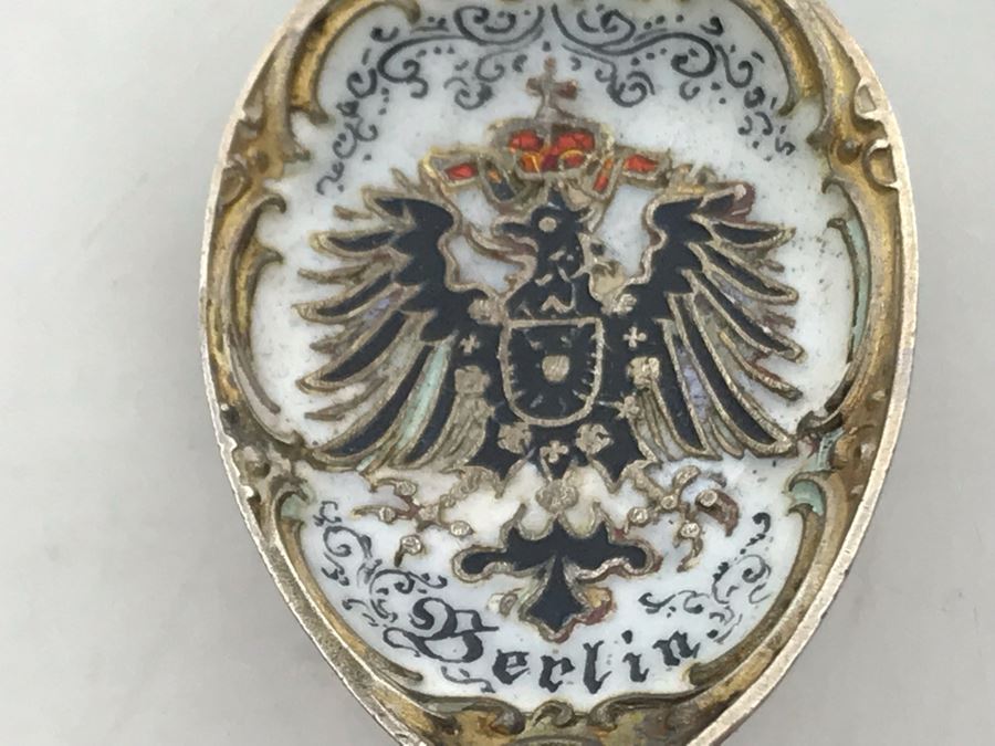 JUST ADDED - Vintage 800 Silver Demitasse Spoon Berlin Germany 26g [Photo 7]