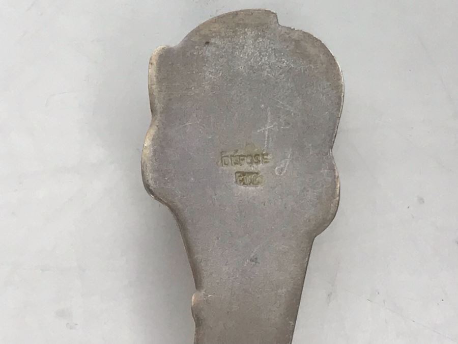 JUST ADDED - Vintage 800 Silver Demitasse Spoon Berlin Germany 26g [Photo 8]