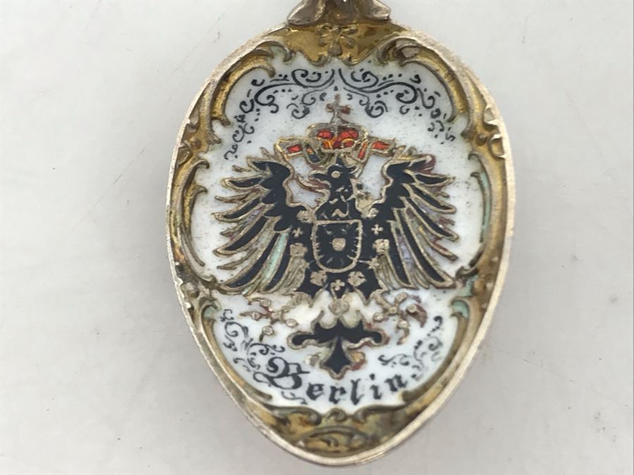 JUST ADDED - Vintage 800 Silver Demitasse Spoon Berlin Germany 26g [Photo 6]