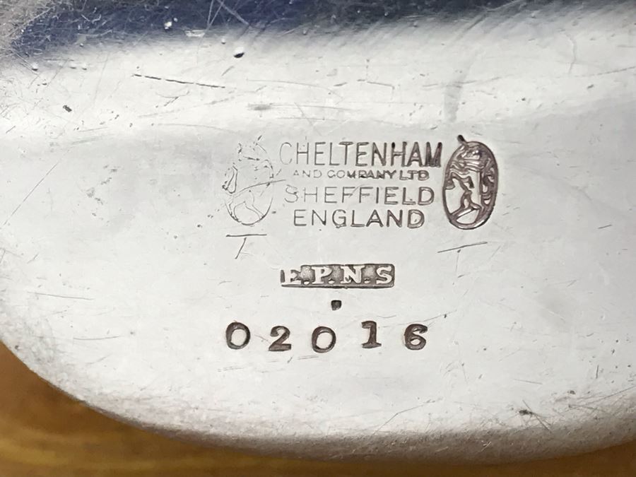 JUST ADDED - Huge Lot Of Silverplated Serving Pieces And Flatware With Wooden Silverware Storage Box - See Photos [Photo 29]