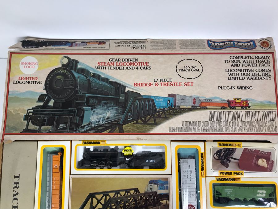 JUST ADDED - Bachmann 17 Piece Bridge & Trestle Train Set - Appears Never Used [Photo 7]