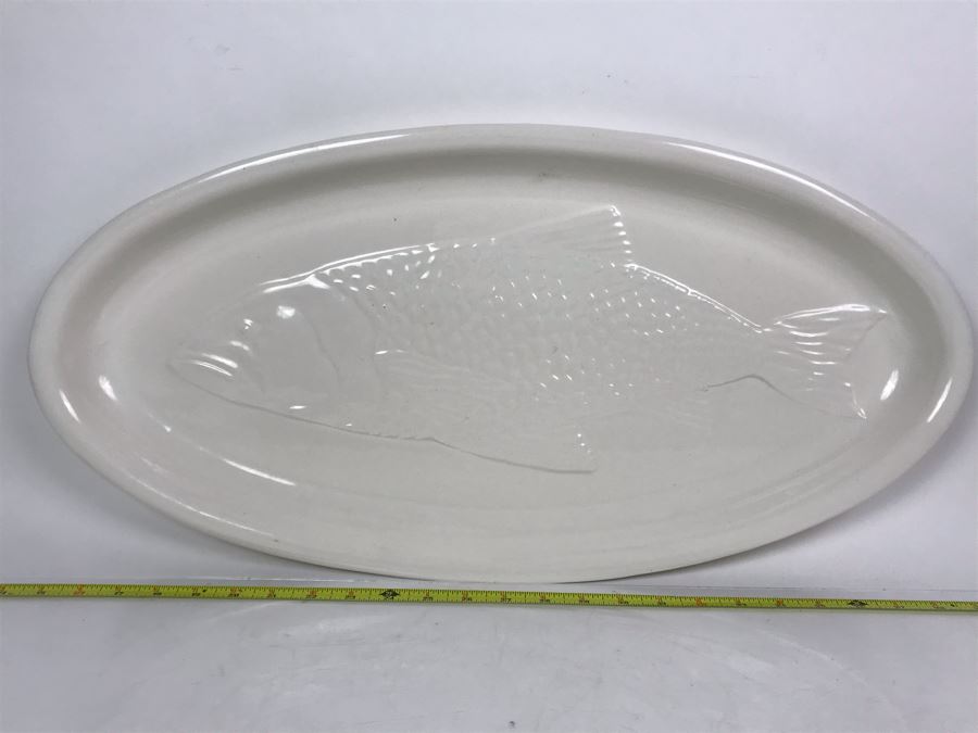 JUST ADDED - El Camino Products Inc White Fish Platter Made In USA 25 X 12 [Photo 3]