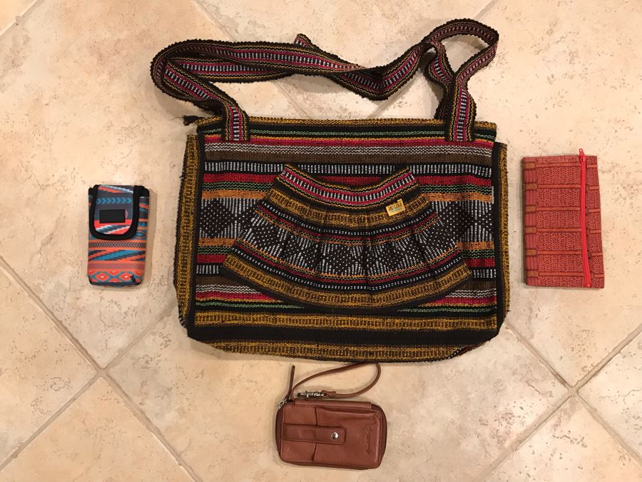 JUST ADDED - New With Tags Handwoven Handbag, Leather Osgoode Marley Wallet, Wallet And Case [Photo 2]