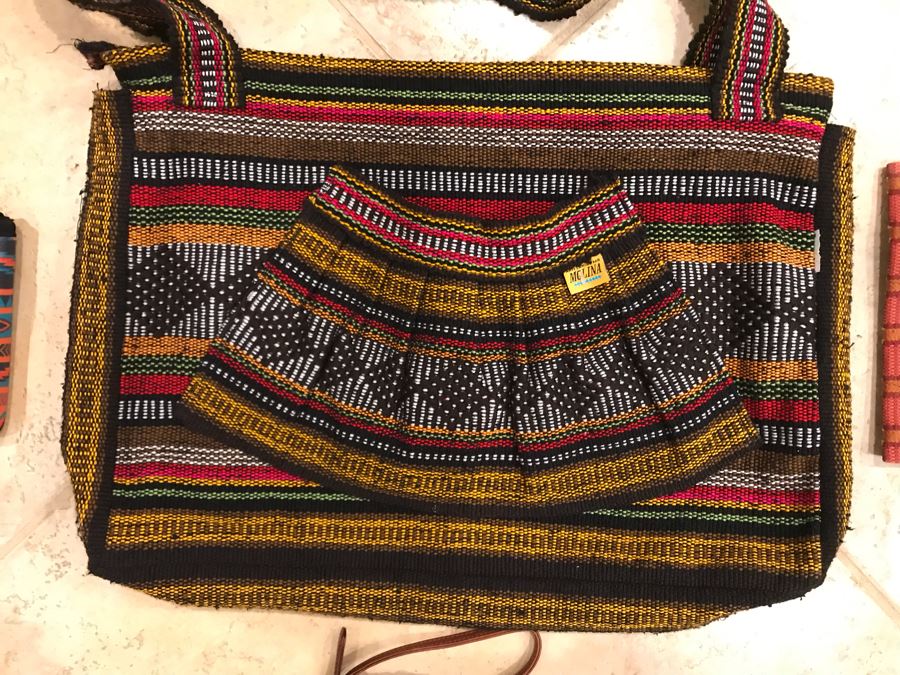 JUST ADDED - New With Tags Handwoven Handbag, Leather Osgoode Marley Wallet, Wallet And Case [Photo 3]