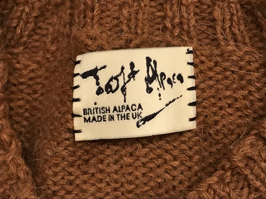 JUST ADDED - British Alpaca Sweater Size M [Photo 2]