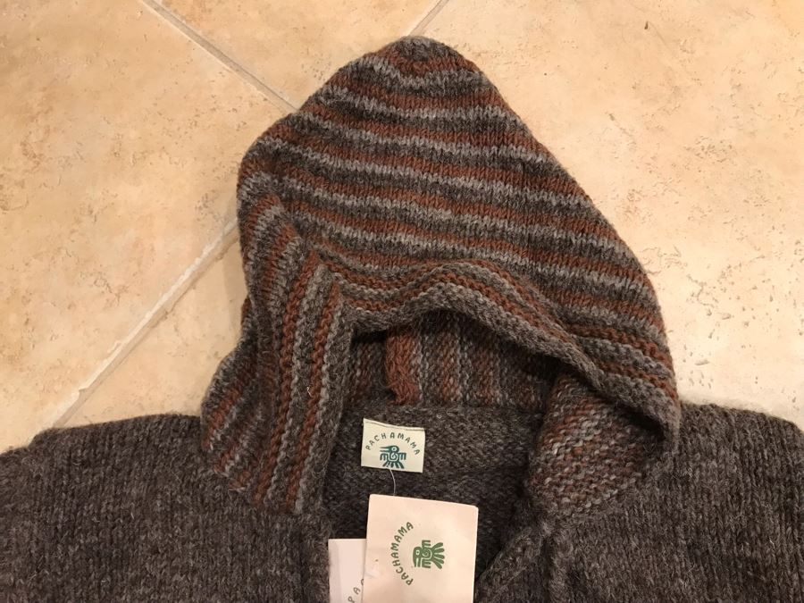 JUST ADDED - Pachamama Hooded Sweater Size M [Photo 5]