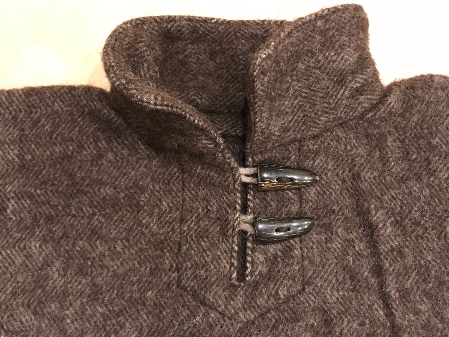 JUST ADDED - New With Tags Pancho Made Of Finest British Mohair By The Goat Company Size M [Photo 4]