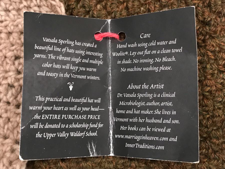 JUST ADDED - New With Tags Vatsala's Throw Made In Vermont 54 X 60 [Photo 3]