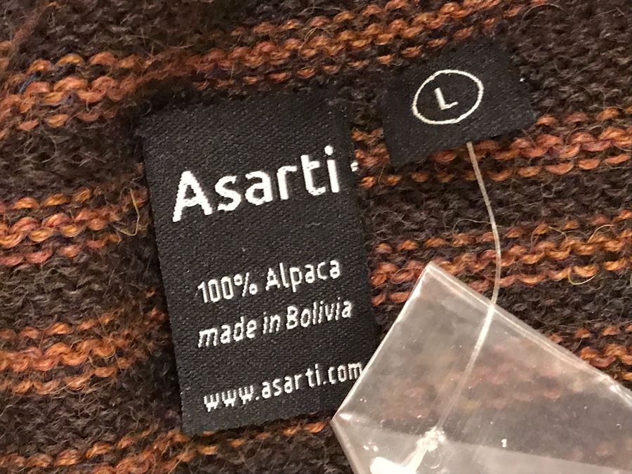 JUST ADDED - New With Tags Alpaca Sweater Jacket By Asarti Size L [Photo 6]