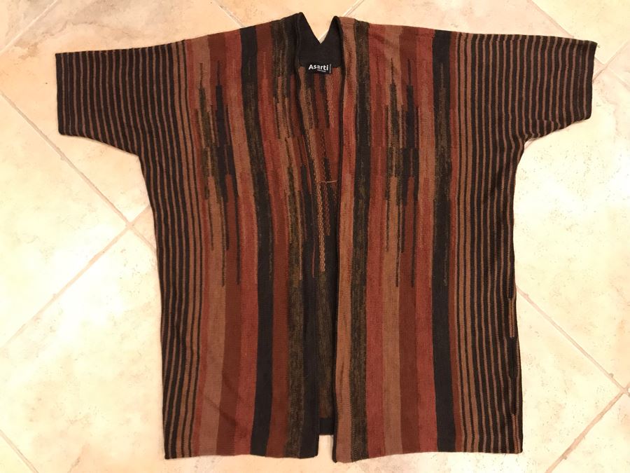 JUST ADDED - New With Tags Alpaca Sweater Jacket By Asarti Size L [Photo 2]