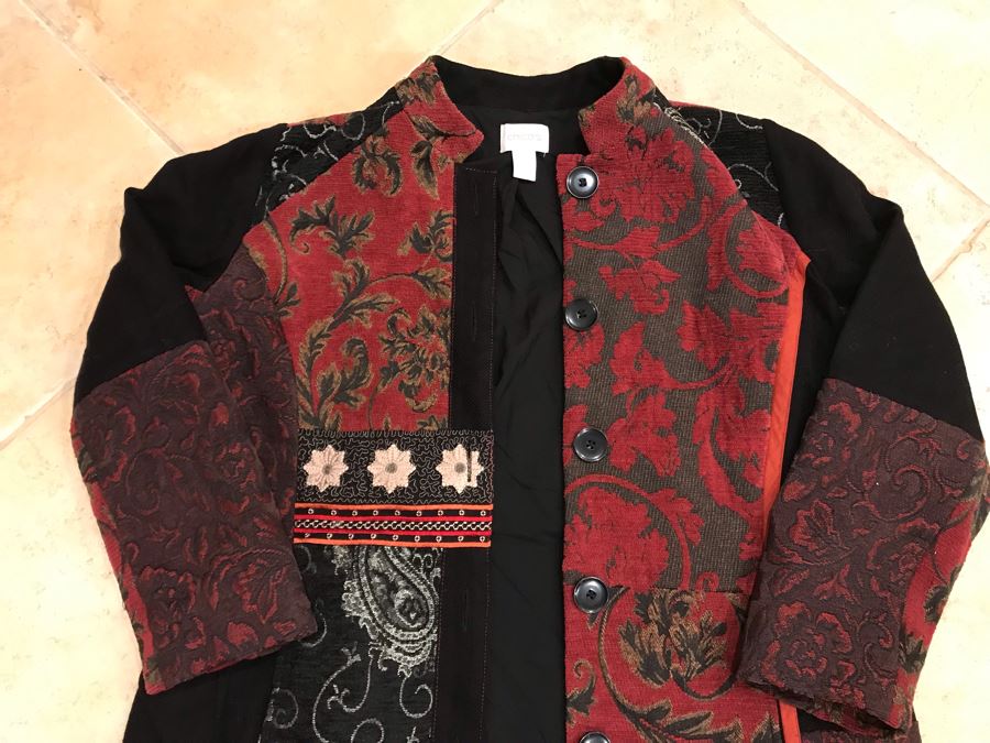 JUST ADDED - Chico's Jacket Size 2 Petite [Photo 3]