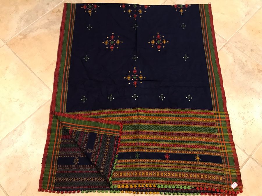 JUST ADDED - New Handmade Ethnic Throw Blanket [Photo 1]