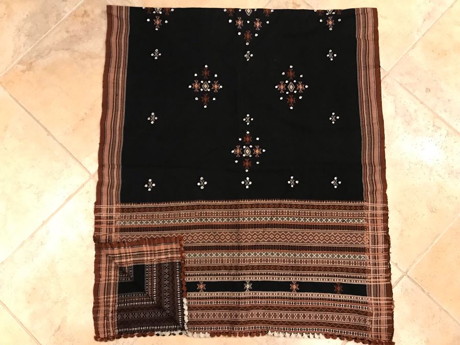 JUST ADDED - New Handmade Ethnic Throw Blanket [Photo 2]