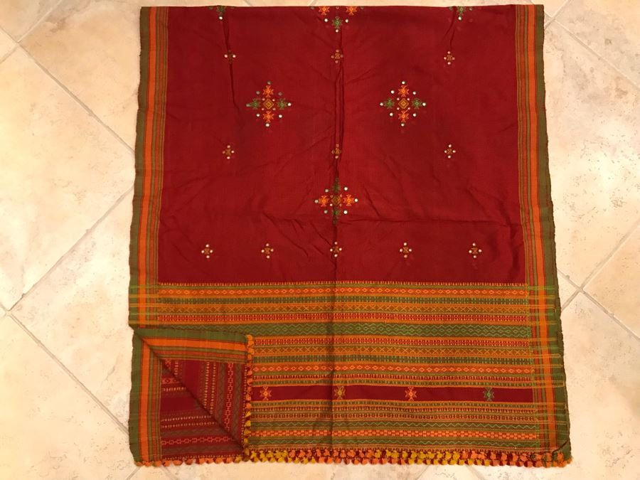 JUST ADDED - New Handmade Ethnic Throw Blanket [Photo 2]