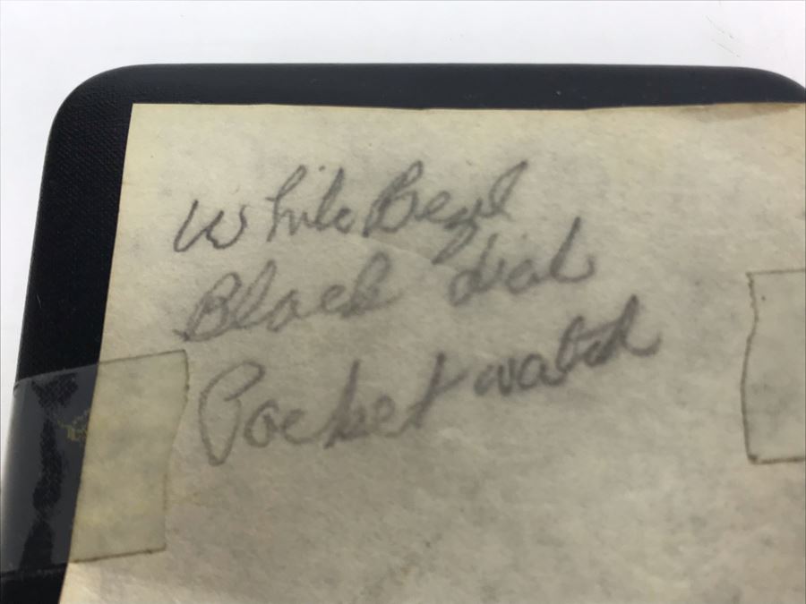 WWII Era Military Pocket Watch Hamilton Watch Co Black Dial AN 5740 Mfr’s Part No 4992B G.C.T. [Photo 9]