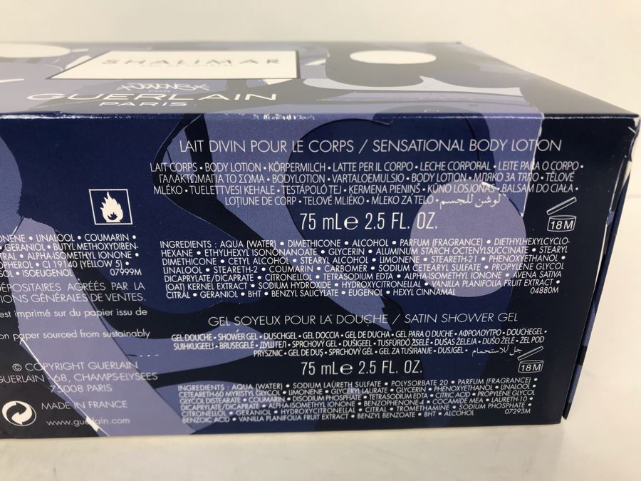 New Guerlain Paris Shalimar Gift Set Parfume Perfume Spray, Body Lotion And Shower Gel [Photo 7]