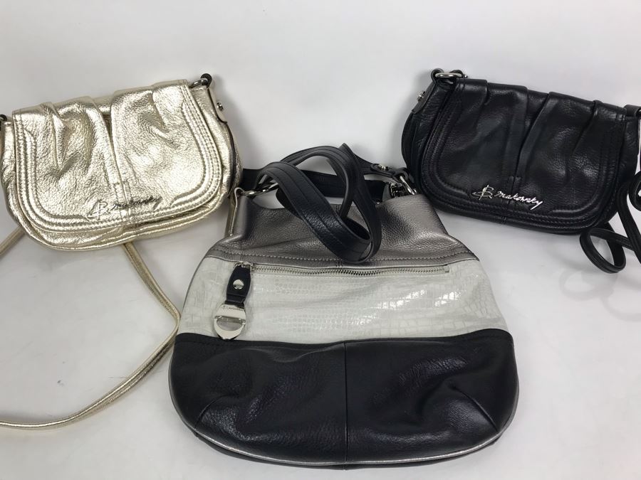 Set Of (3) New B Makowsky Handbags [Photo 2]