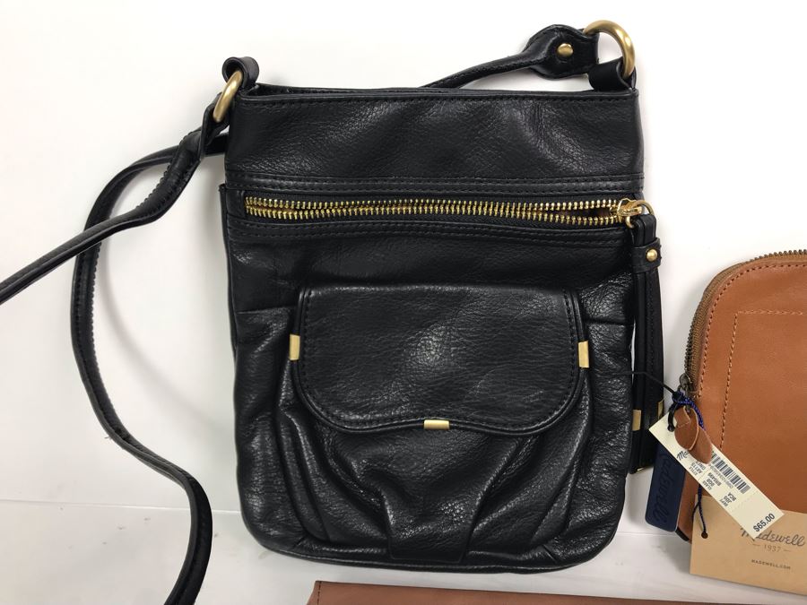 New With Tags Madewell Leather Purse ($65), B Makowsky Handbag And ...