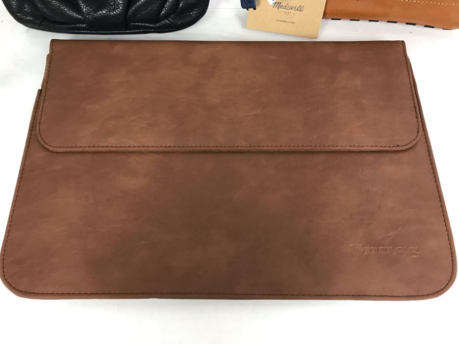 New With Tags Madewell Leather Purse ($65), B Makowsky Handbag And Snugg Macbook Case [Photo 5]
