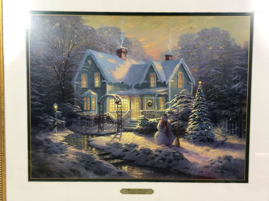 Limited Edition Thomas Kinkade Fine Art Reproduction Print With ...