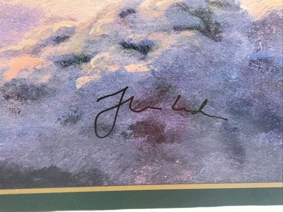 Limited Edition Thomas Kinkade Fine Art Reproduction Print With Certificate Of Authenticity 'Blessings Of Christmas' [Photo 5]