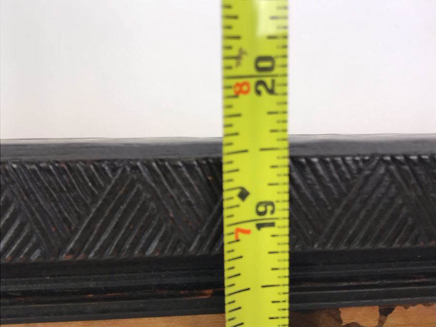 Shadowbox Framed Kenya Africa With Zebra Mask, Zebra Figurine, Photo And Map Of Kenya 26.5W X 19.5H [Photo 8]