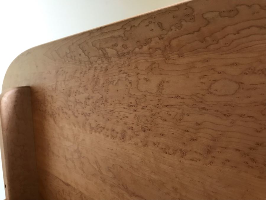 Custom Handcrafted Vermont Blonde Birdseye Maple Finely Sanded Table [Photo 11]