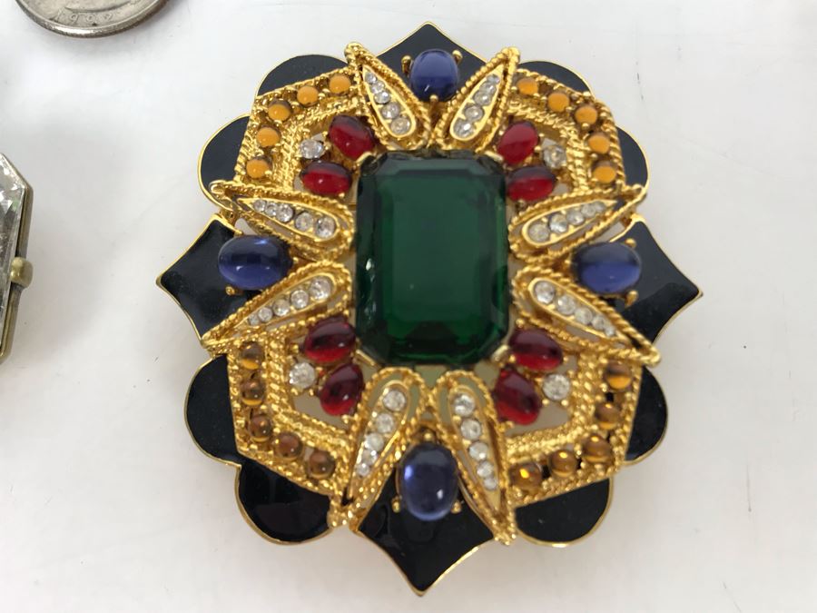 (6) New Joan Rivers Costume Jewelry Brooches Pins [Photo 6]