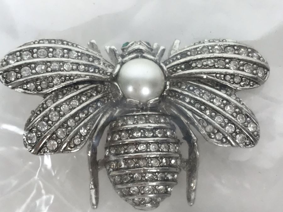 (6) New Joan Rivers Costume Jewelry Brooches Pins [Photo 11]
