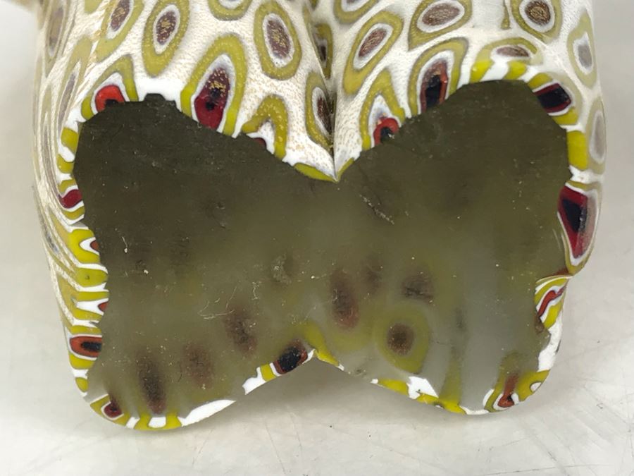 Pair Of Murano Glass Elephants From Lenox Millefiori 4.5H [Photo 11]