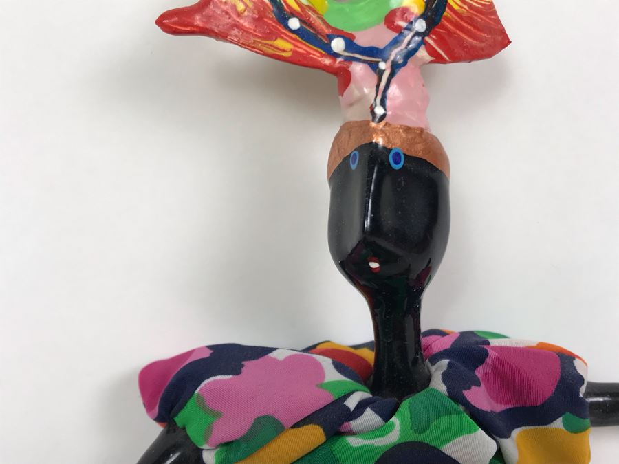 Vintage French Cerri'Art Poupee Porcelain Handmade Pannicum Seed Filled Body Doll [Photo 4]