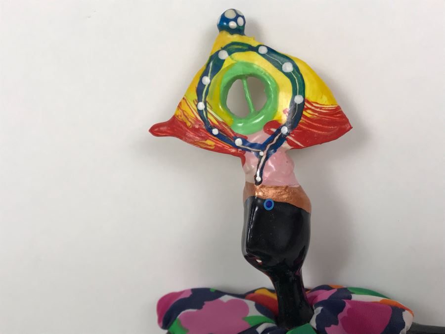 Vintage French Cerri'Art Poupee Porcelain Handmade Pannicum Seed Filled Body Doll [Photo 3]