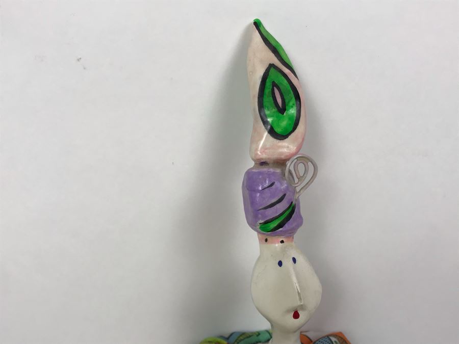 Vintage French Cerri'Art Poupee Porcelain Handmade Pannicum Seed Filled Body Doll [Photo 4]