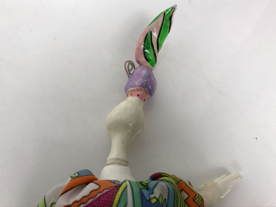 Vintage French Cerri'Art Poupee Porcelain Handmade Pannicum Seed Filled Body Doll [Photo 9]